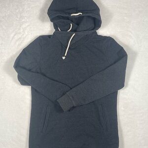 AMPERSAND AVE Dark Gray Double Hood Hoodie. Unique, cozy, stylish, Sporty